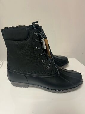 Weatherproof Duck Boots Mens 11 Black Adam II Waterproof NIB